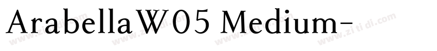 ArabellaW05 Medium字体转换